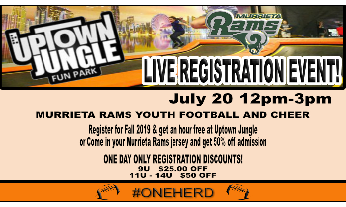 Uptown Jungle Registration Event!